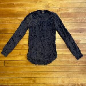 Imoga Navy Fuzzy Sweater